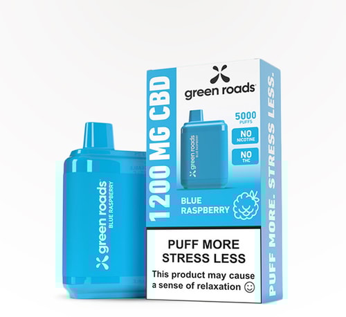 Green Roads Disposable 5000 Blue Raspberry 1200 mg Single