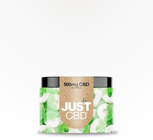 JustCBD Gummies Apple Rings 500 mg 6 oz