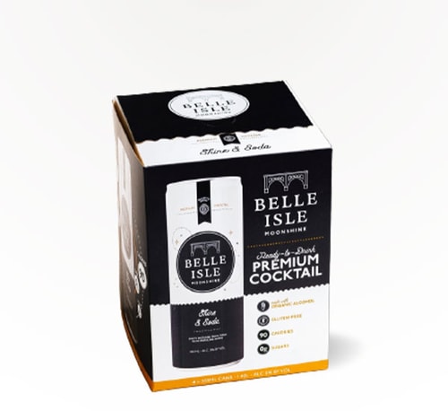 Belle Isle Shine and Soda Moonshine 4 Cans (12oz)