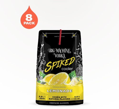 Big Machine Spiked Cooler Lemonade 8 Cans 6.8 oz