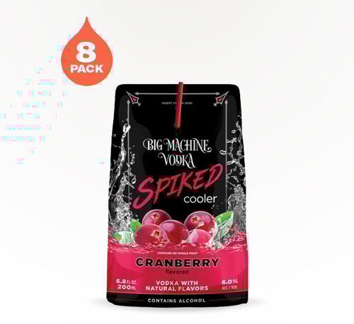 Big Machine Spiked Cooler Cranberry 8 Cans 6.8 oz