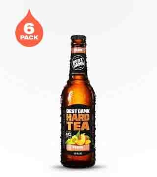 Best Damn Brewing Peach Hard Tea 6 Bottles 12 oz