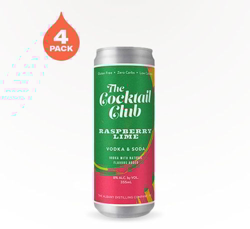 Cocktail Club Raspberry Lime 4 Cans (12oz)