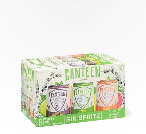 Canteen Spirits Gin Spritz Variety Pack 6 Cans (12oz)
