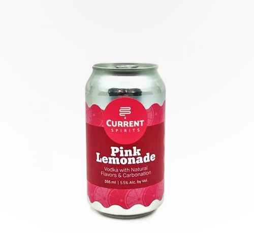 Current Spirits Pink Lemonade 12oz (Can)