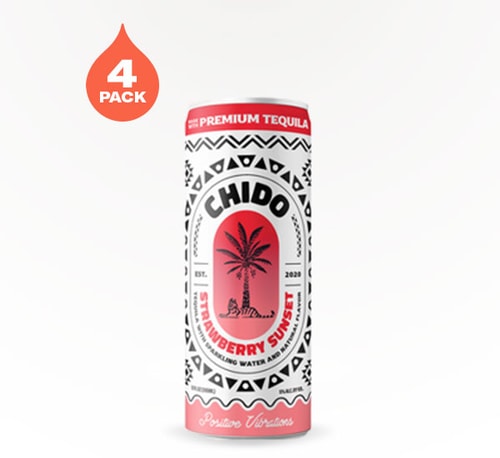 Chido Strawberry Sunset 4 Cans (12oz)