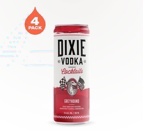 Dixie Vodka Cocktails Greyhound 4 Cans (12oz)