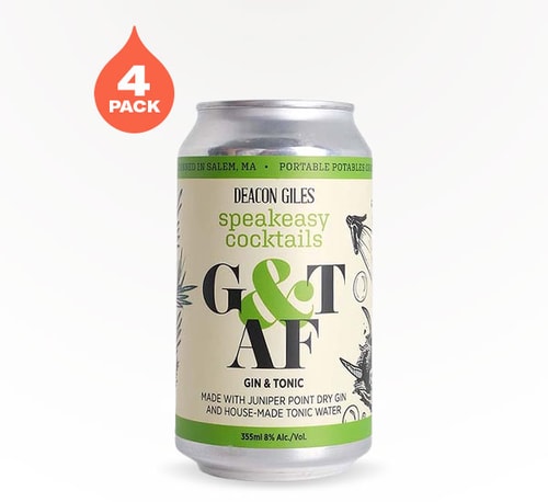 Deacon Giles Gin and Tonic 4 Cans 12oz