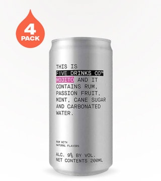 Five Drinks Mojito 4 Cans 12 oz