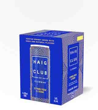 Haig Club Citrus Yuzu and Soda 4 Cans 12 oz