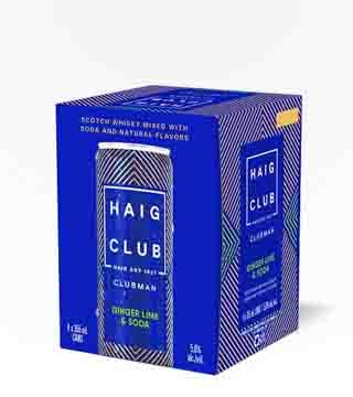 Haig Club Ginger Lime and Soda 4 Cans 12 oz