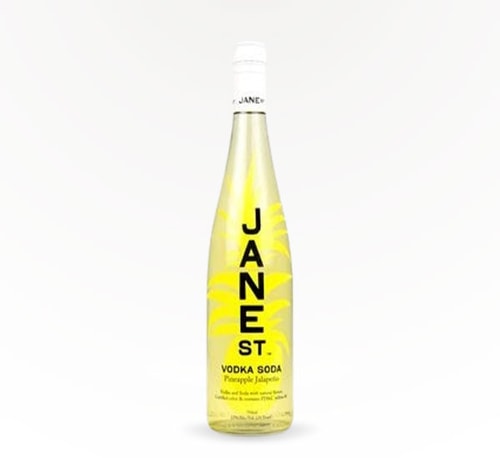Jane Street Pineapple Jalapeño Vodka Soda 750ml (Bottle)