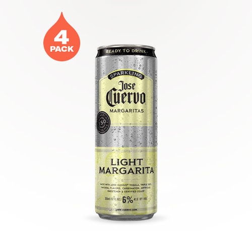 Jose Cuervo Margaritas Sparkling Light Margarita 4 Cans (12oz)
