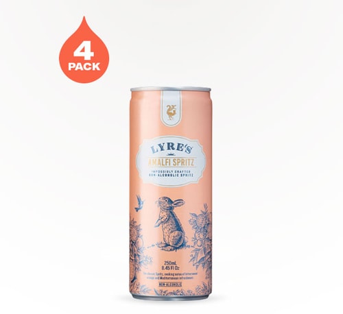 Lyre's Non-Alcoholic Spirits Amalfi Spritz 4 Cans 250ml