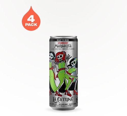 La Catrina Strawberry Margarita 4 Cans (250ml)