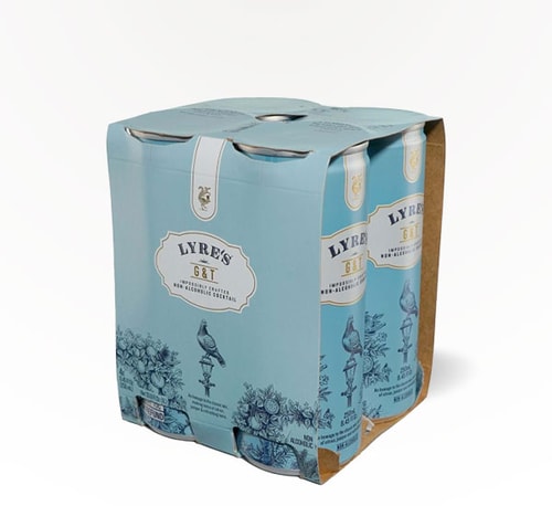 Lyre's Non-Alcoholic Spirits Gin and Tonic 4 Cans 250ml