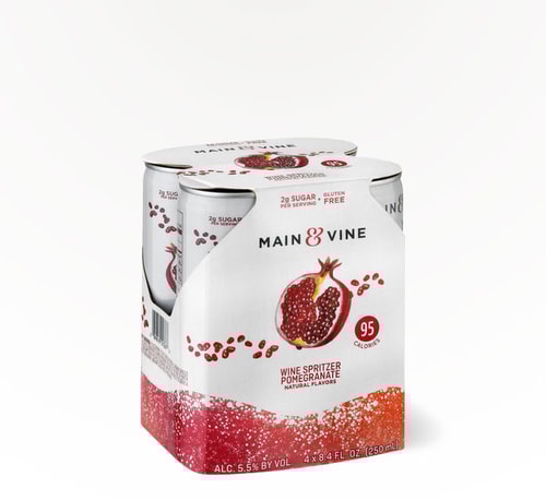 Main and Vine Pomegranate Wine Spritzer 4 Cans 250ml