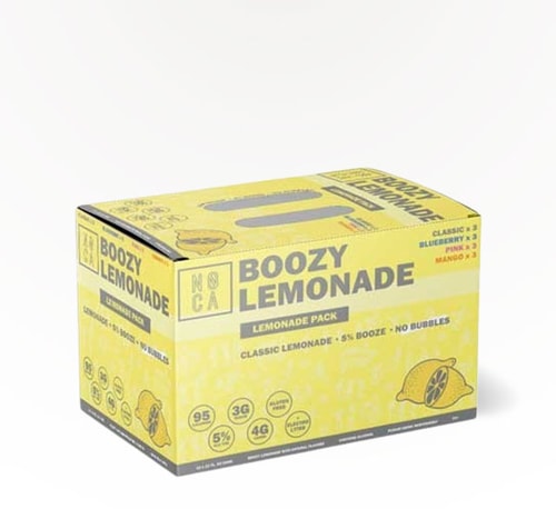 NOCA Boozy Lemonade Pack 12 Cans (12oz)