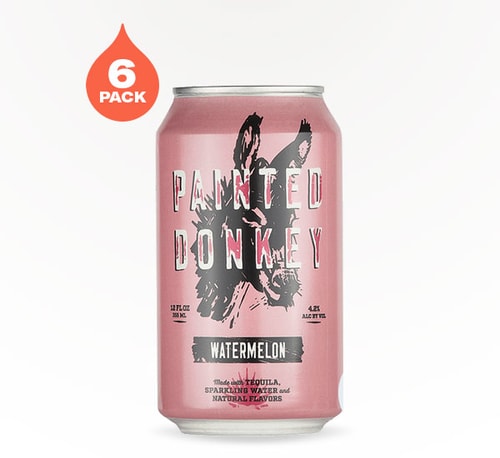 Painted Donkey Watermelon 6 Cans (12oz)