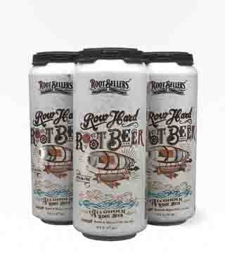 Root Sellers Row Hard Root Beer 4 Cans 16 oz