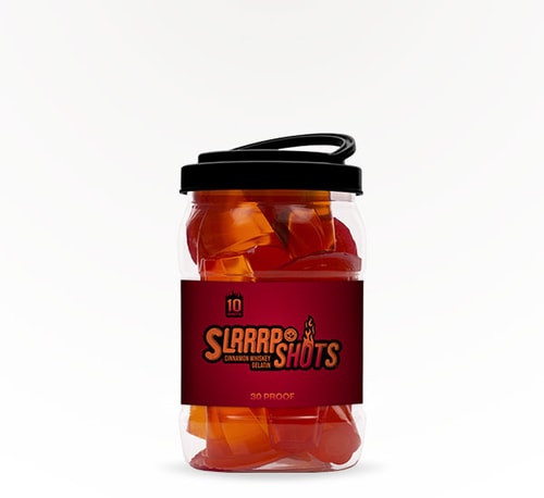 Slrrp Shots Cinnamon Whiskey Jar 10 Pack 12oz
