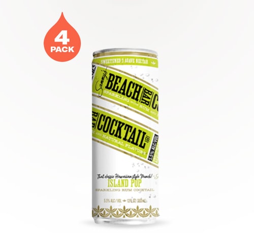 Sammy's Beach Bar Island Pop 4 Cans (12oz)