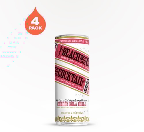 Sammy's Beach Bar Cherry Kola Chill 4 Cans (12oz)