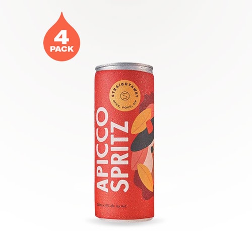 Straightaway Cocktails Apicco Spritz 4 Cans (250ml)