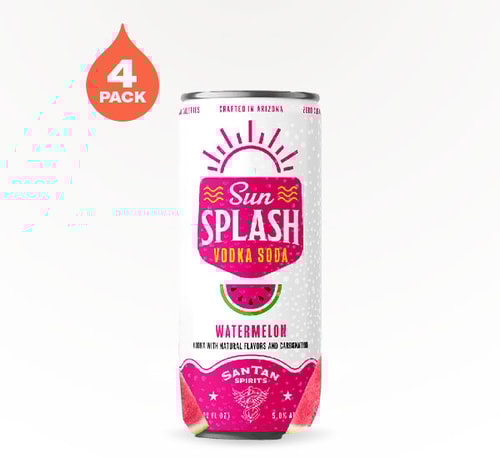 SanTan Spirits SunSplash Watermelon 4 Cans (12oz)