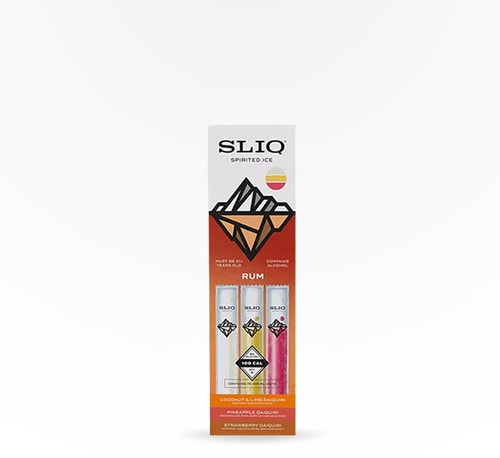 Sliq Rum Ice Pops 9 Pack 12oz