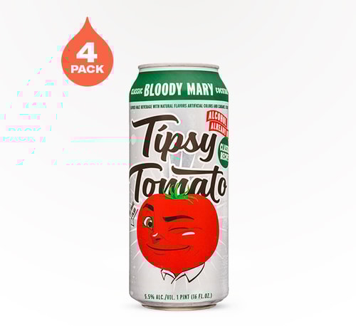 Tipsy Tomato Classic Bloody Mary 4 Pack (16oz)