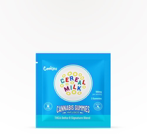 Cookies Signature Blend Gummies Cereal Milk 100 mg 2 count