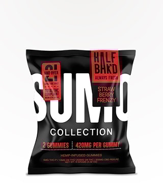 Half Bak'd Gummies SUMO Strawberry Frenzy 420 mg Single