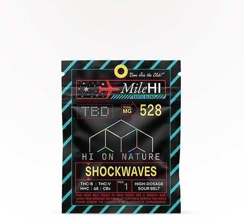 Hi On Nature Mile Hi Sour Belt Shockwaves 528 mg Single
