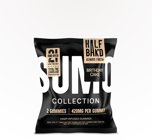 Half Bak'd Gummies SUMO Birthday Cake 420 mg Single