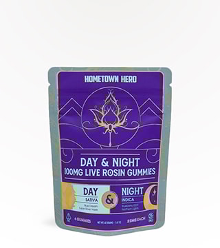 Hometown Hero Gummies Live Rosin Northern Lights 50 mg 10 count