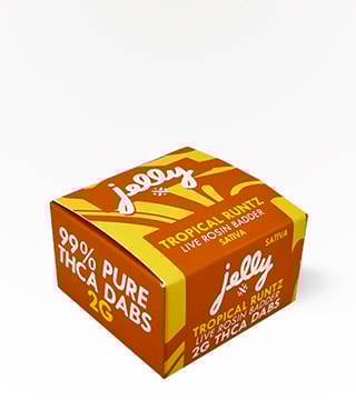 Jelly Live Rosin Badder Tropical Runtz 2 g Single