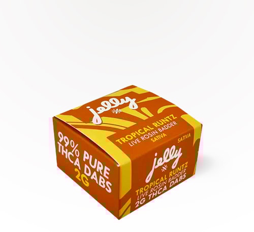 Jelly Live Rosin Badder Tropical Runtz 2 g Single