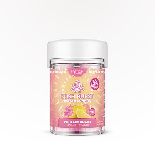 Kush Burst Gummies Pink Lemonade 500 mg 10 count