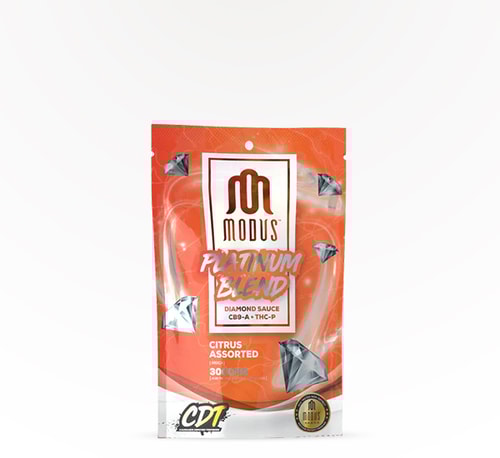 Modus Gummies Platinum Blend Citrus Assorted 3000 mg 20 count