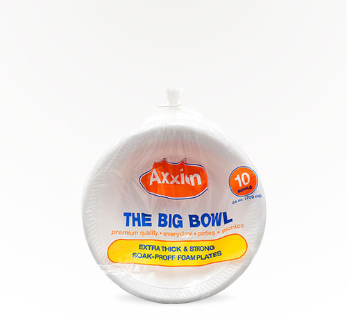 Axxion The Big Bowl 24 oz Foam Bowls 10 Pack