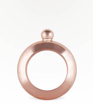 Blush Gold Bracelet 4 oz Flask Single