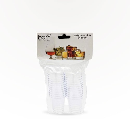 BarY3 1 oz Clear Party Cup 24 Pack
