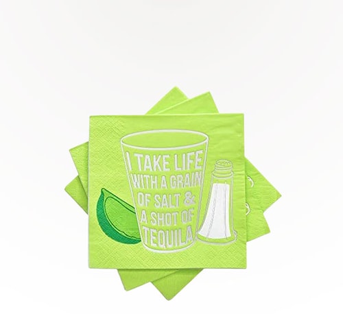 Cakewalk I Take Like With A Grain of Salt And A Shot of Tequila Napkins 20 Pack