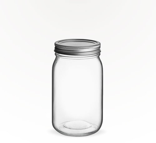Choice 32 oz Quart Regular Mouth Glass Mason Jar Single