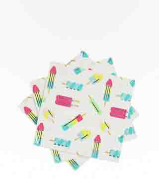 Cakewalk Ice Lolly Dinner Napkins Pack