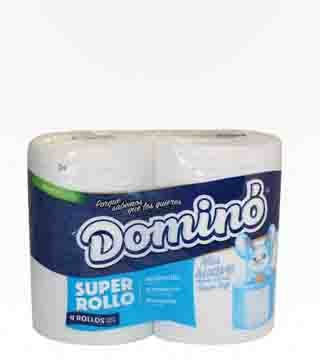 Domino's Super Rollo 2 Ply Toilet Paper 4 Pack