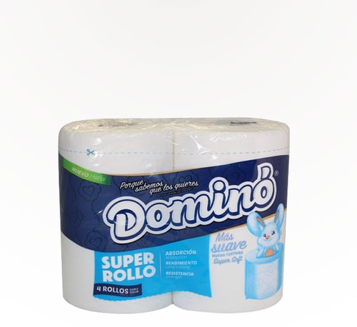Domino's Super Rollo 2 Ply Toilet Paper 4 Pack