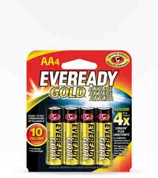Eveready AA 4 Pack