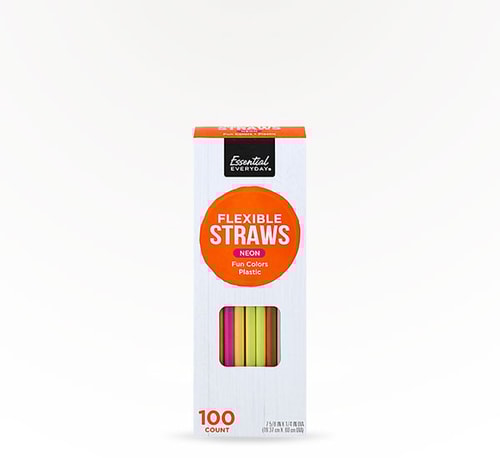 Essential Everyday Neon Straws 100ml (Bottle)